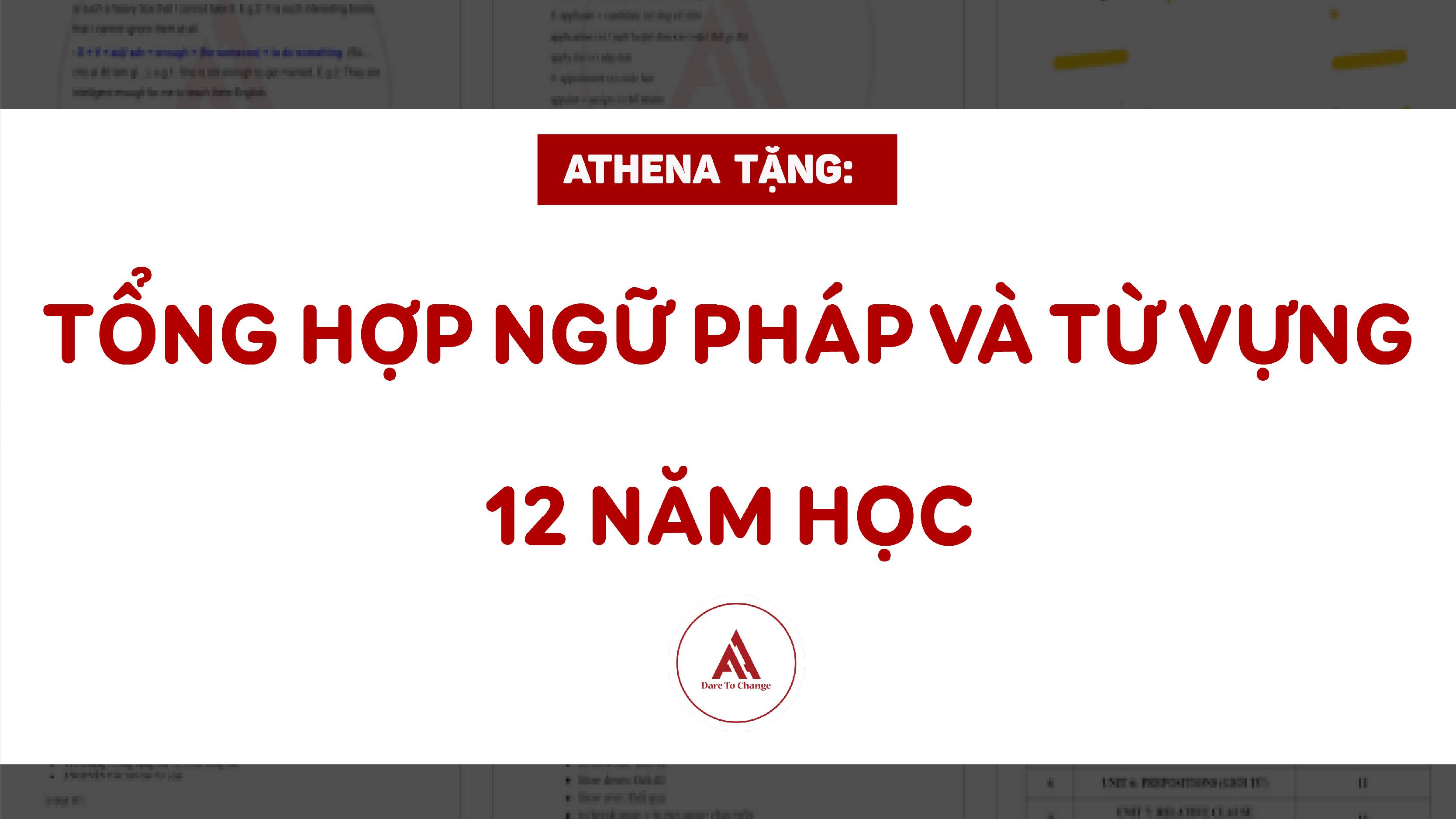 Tài liệu ngữ pháp tiếng Anh cơ bản