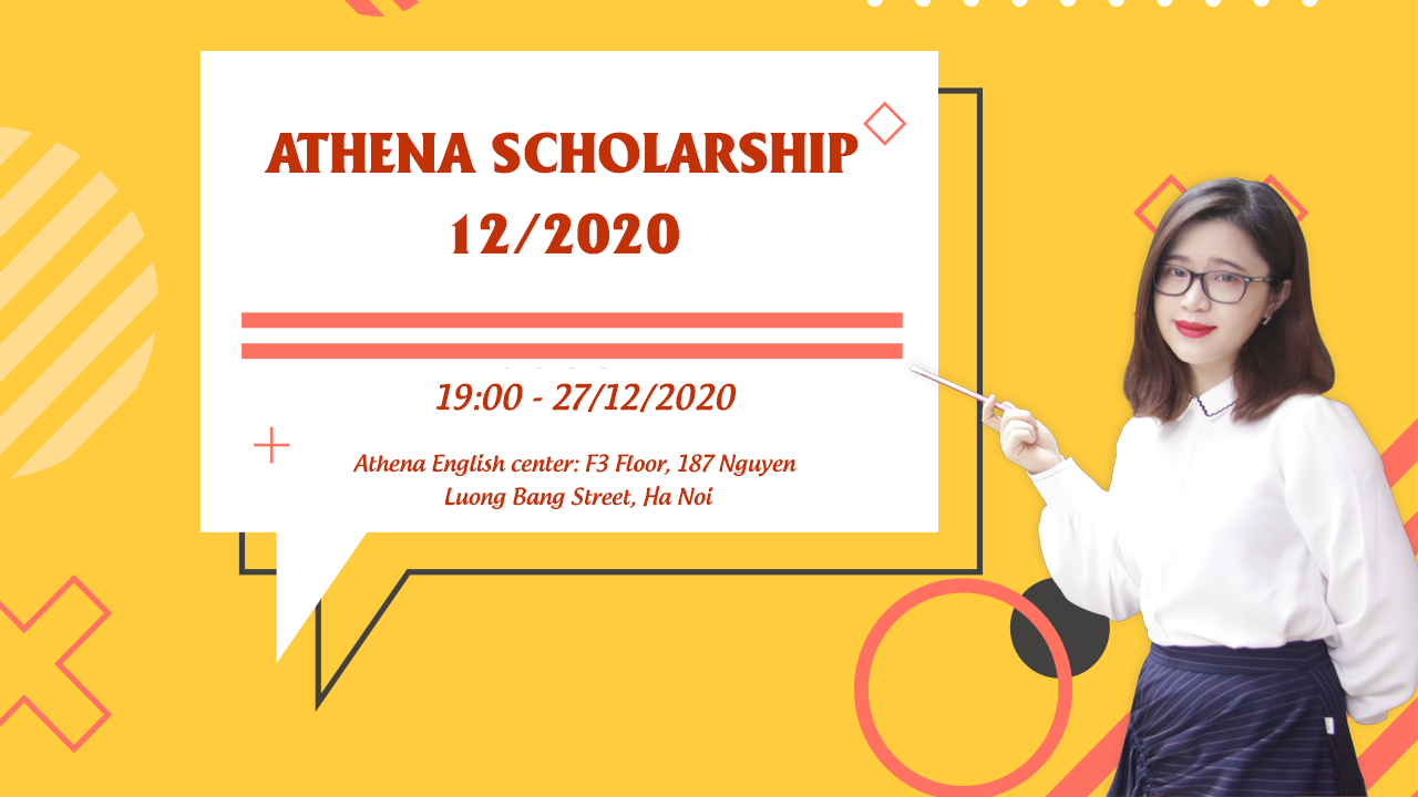 ATHENA SCHOLARSHIP- 12/2020