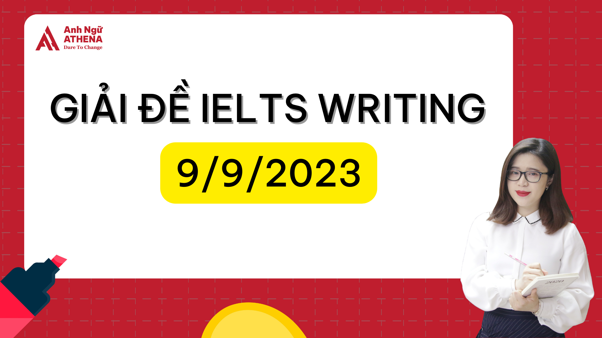 Giải FULL đề IELTS Writing  - 09/09/2023