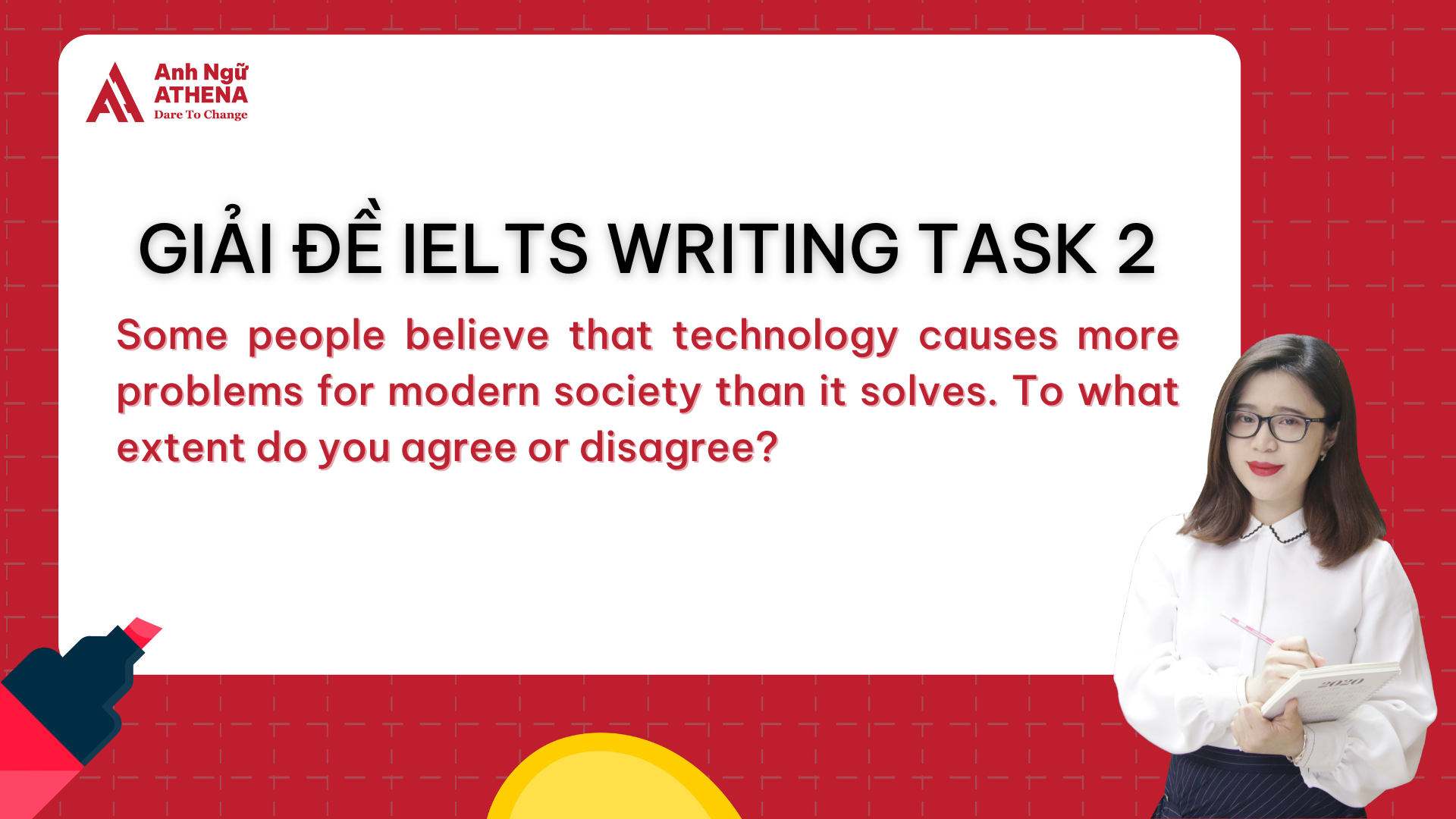Giải đề IELTS Writing Task 2 - chủ đề Technology - 31/10/2023