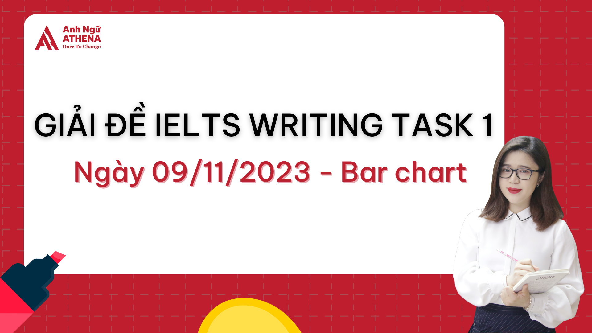 Giải đề IELTS Writing Task 1 - 09/11/2023 - Bar chart