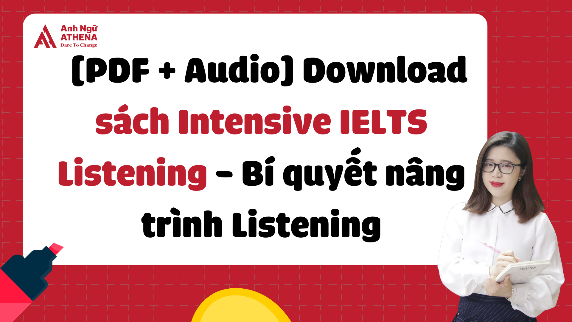 [PDF + Audio] Download sách Intensive IELTS Listening - Bí quyết nâng trình Listening